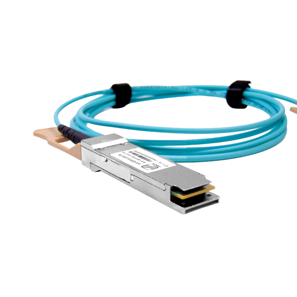QSFP28 100G Fiber optic cable, AOC, 1m